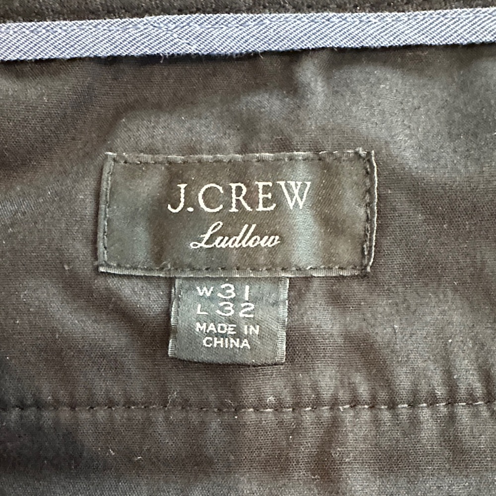J.Crew Ludlow Slim-Fit, Stretch 4-Season Wool Pants in Mahogany , 31 X 32 - Picture 2 of 8